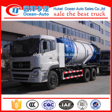 6 * 4 Приводное колесо Dongfeng Kinland Waste Vaccum Tanker